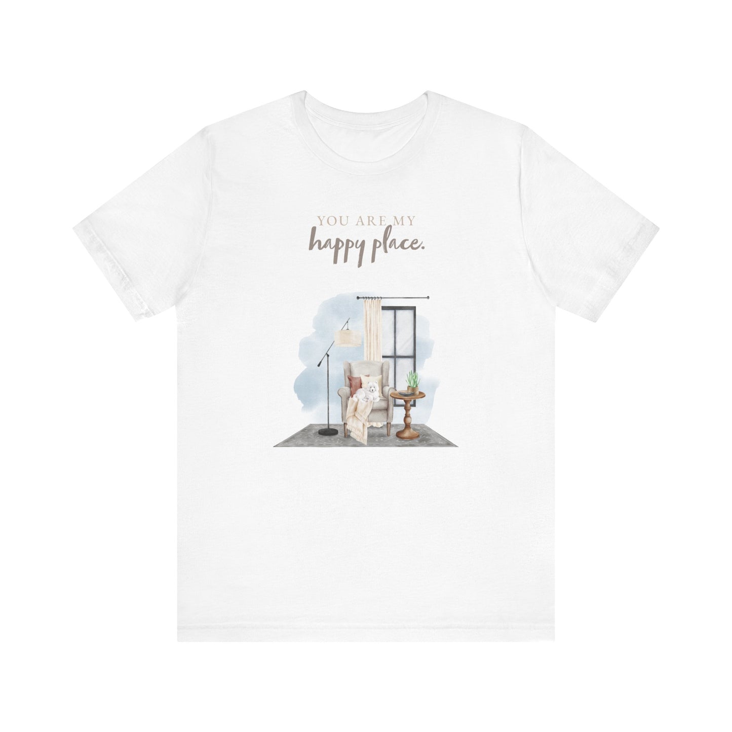 Samoyed T-Shirt, “You are My Happy Place”