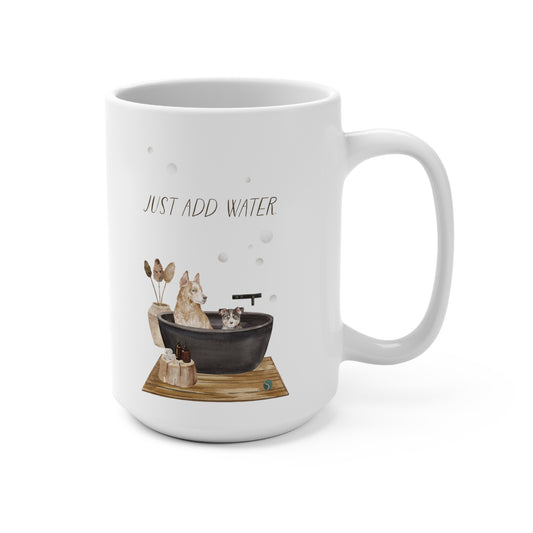 Australian Cattle Dog 15oz Mug, “Just Add Water”