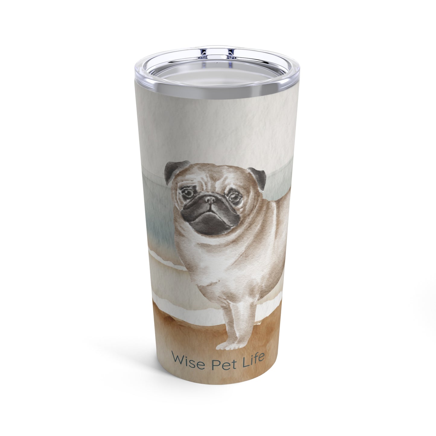 Pug Tumbler 20oz