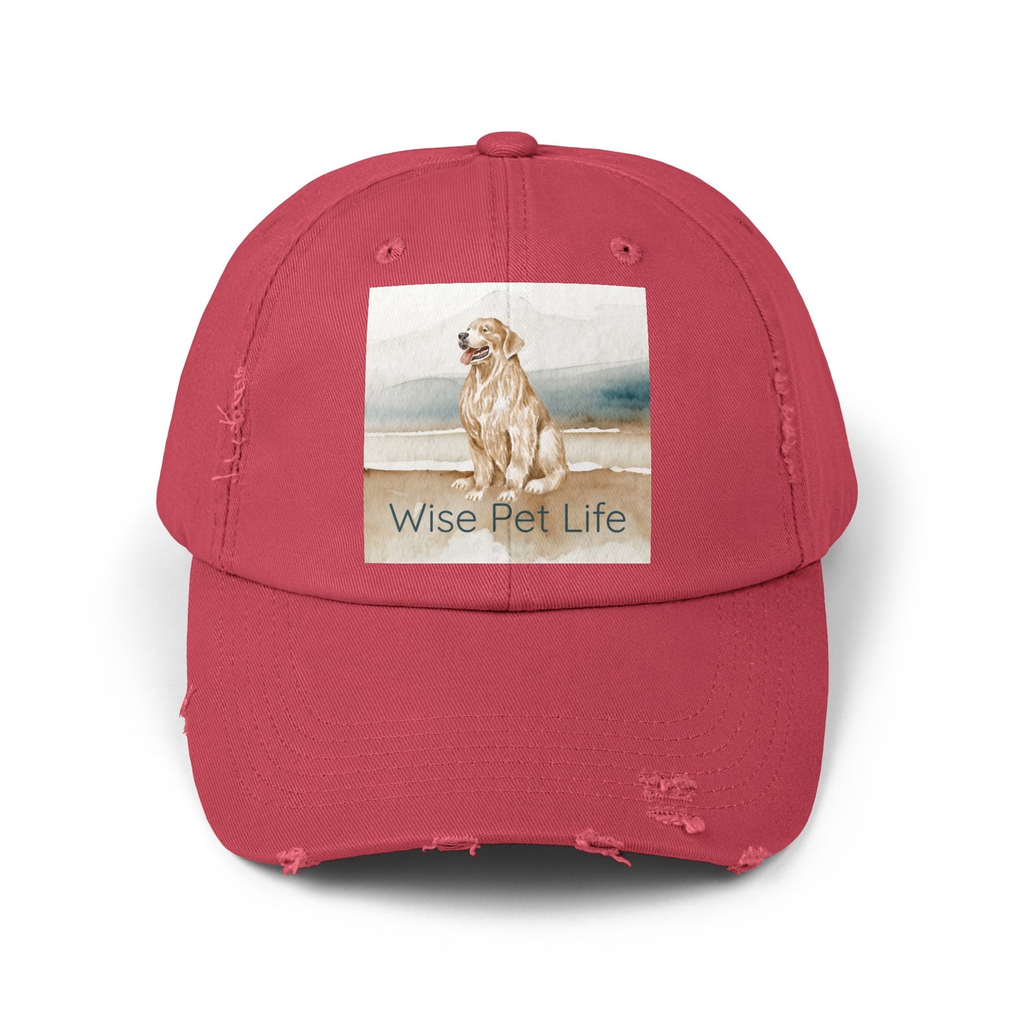 Golden Retriever Distressed Cap