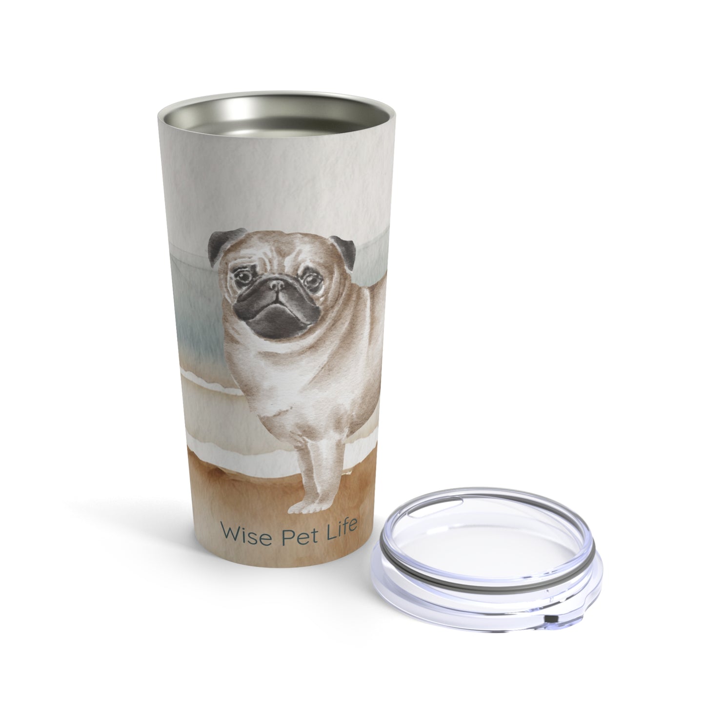 Pug Tumbler 20oz