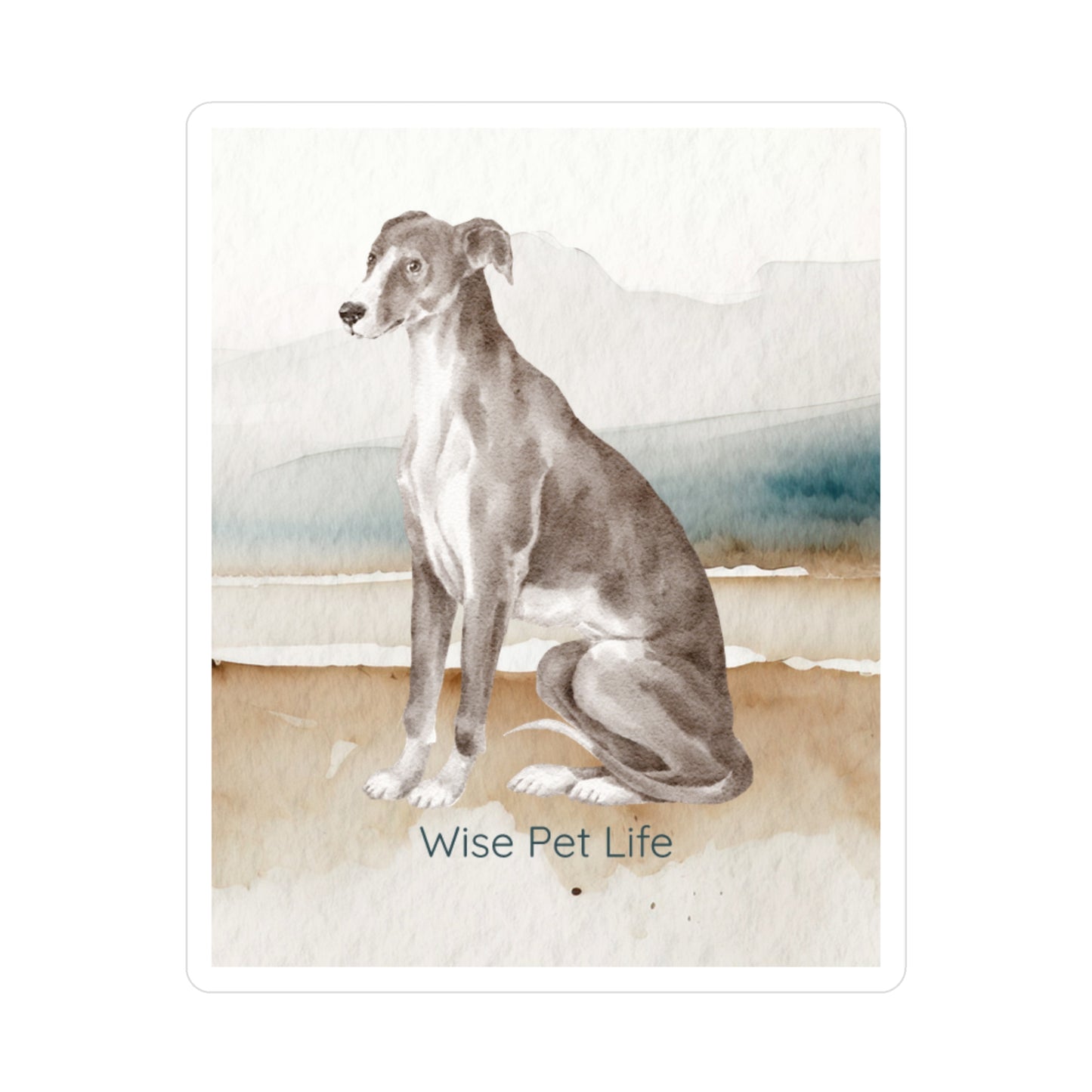 Whippet Sticker