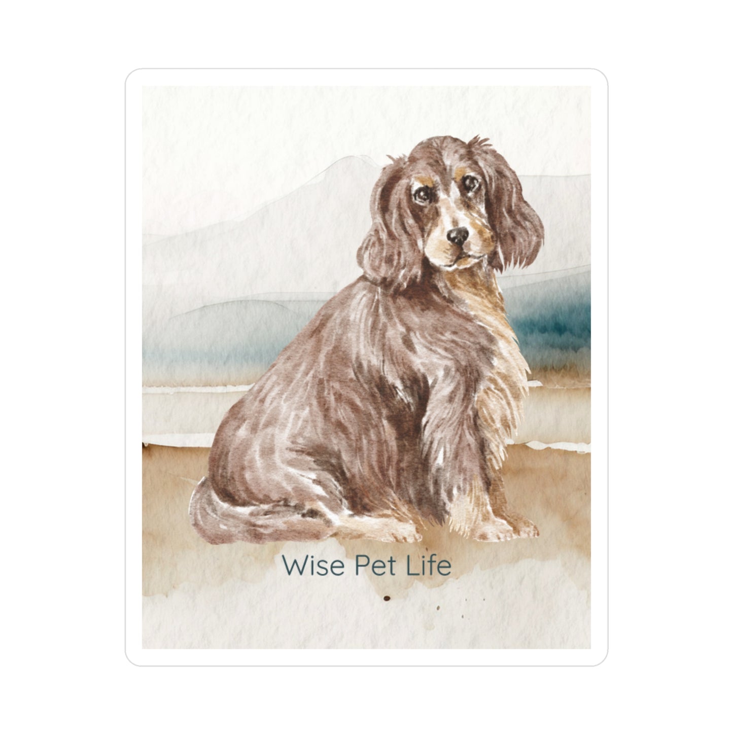 English Cocker Spaniel Sticker