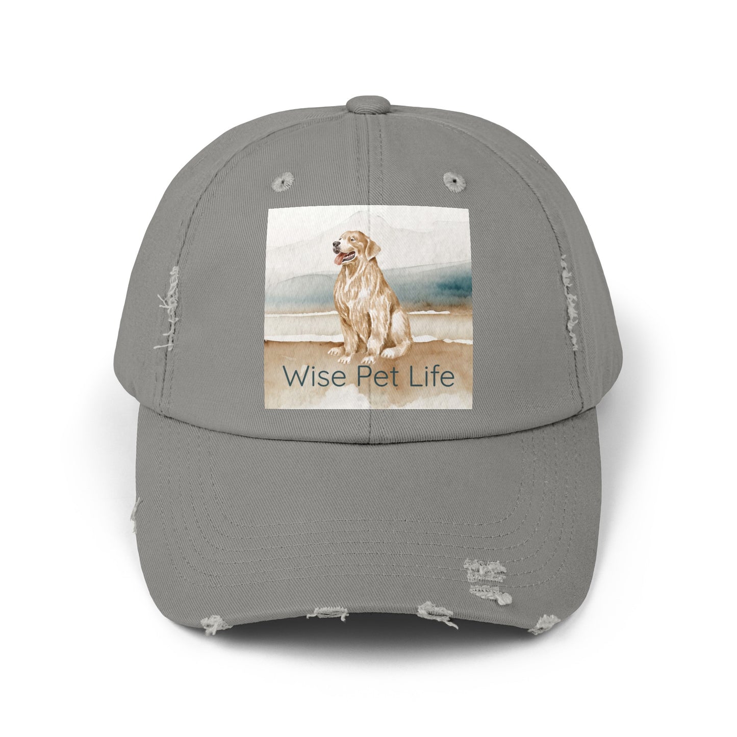 Golden Retriever Distressed Cap