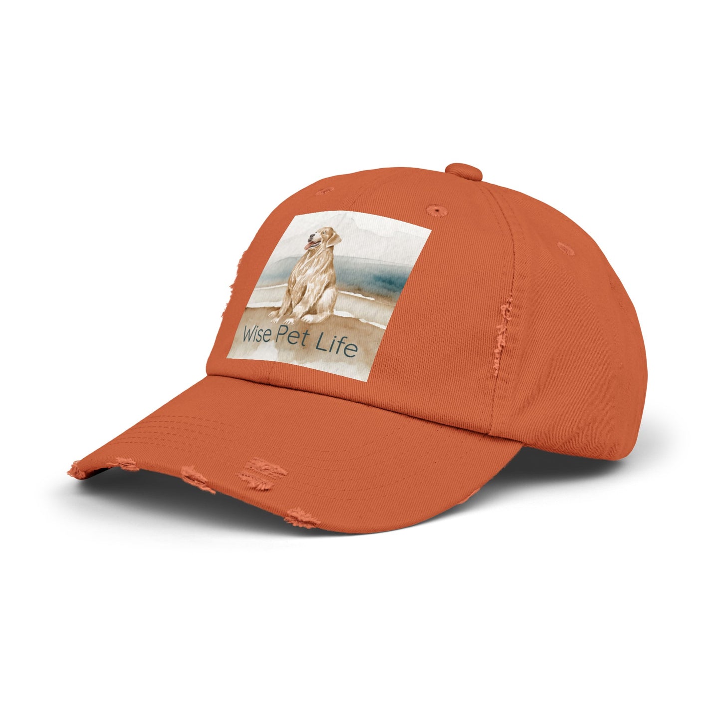 Golden Retriever Distressed Cap