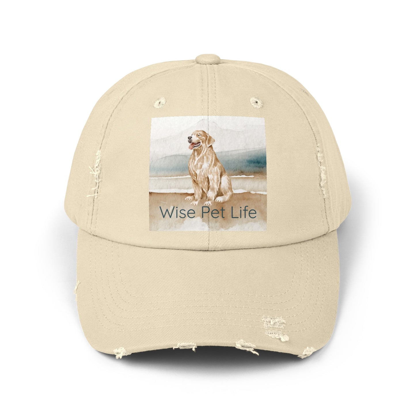 Golden Retriever Distressed Cap