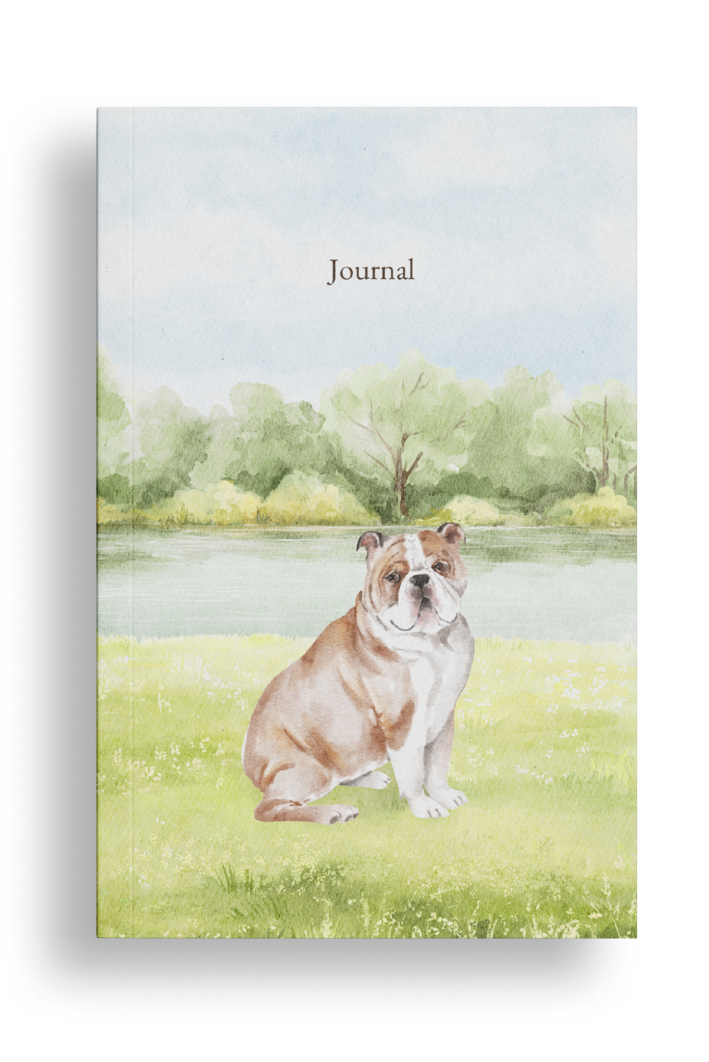 Bulldog Dog Journal / Diary, Soft Cover