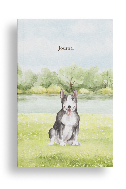 Bull Terrier Dog Journal / Diary, Soft Cover