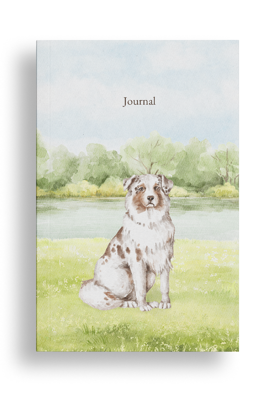 Australian Shepherd Dog Journal / Diary, Soft Cover