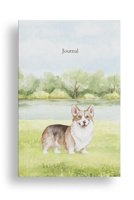 Corgi Dog Journal / Diary, Soft Cover