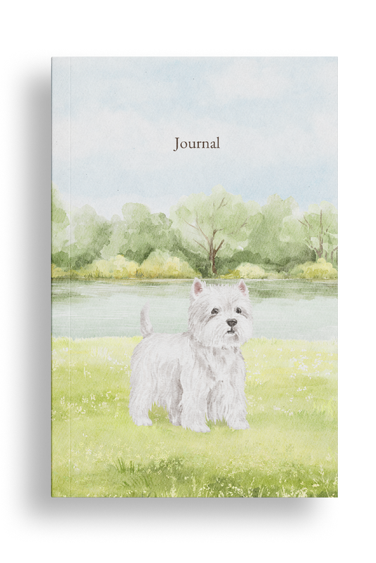 Westie (West Highland White Terrier) Dog Journal / Diary, Soft Cover