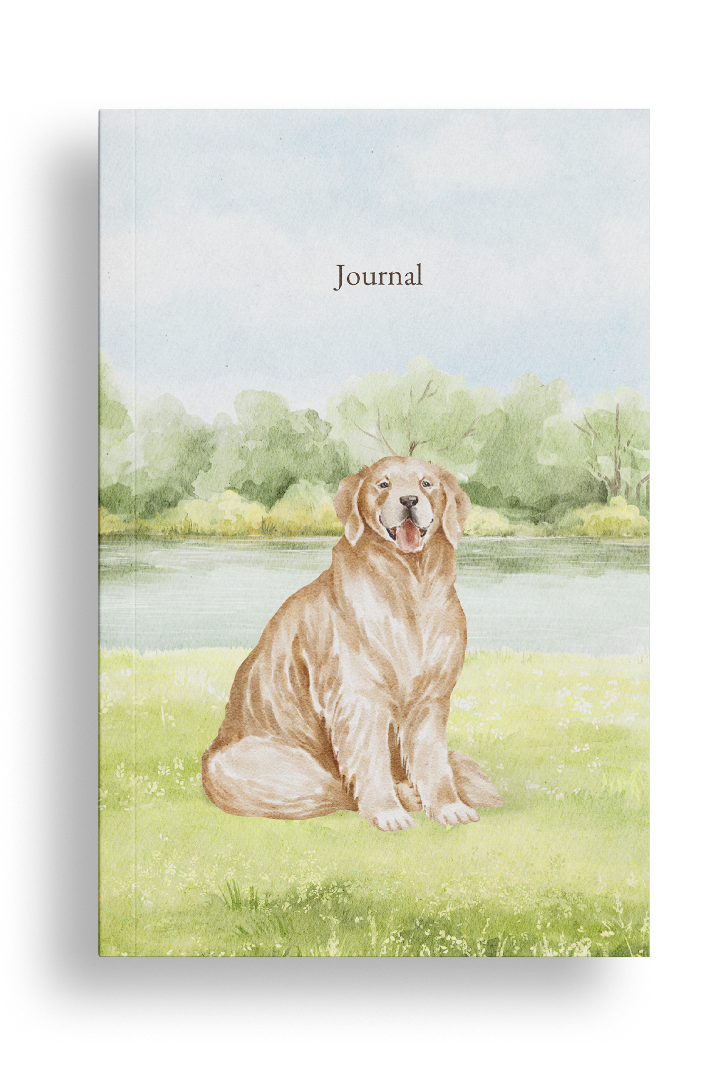 Golden Retriever Dog Journal / Diary, Soft Cover