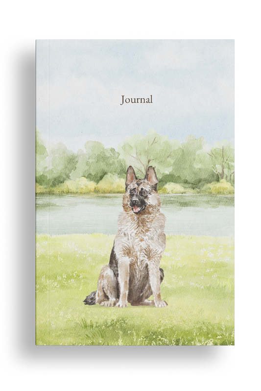 German Shepherd Dog Journal / Diary, Soft Cover