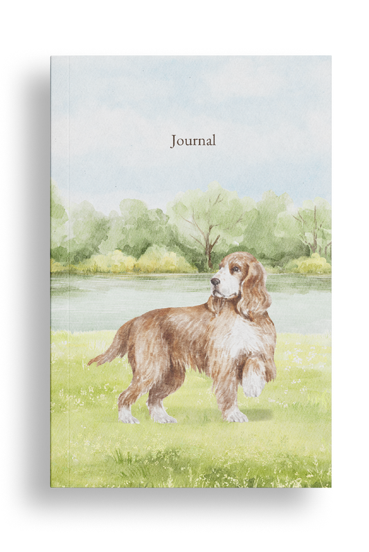 English Cocker Spaniel Dog Journal / Diary, Soft Cover