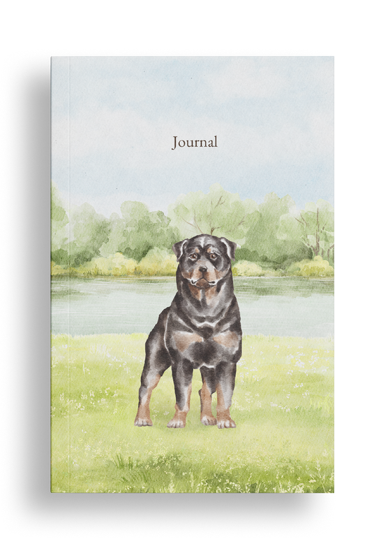 Rottweiler Dog Journal / Diary, Soft Cover